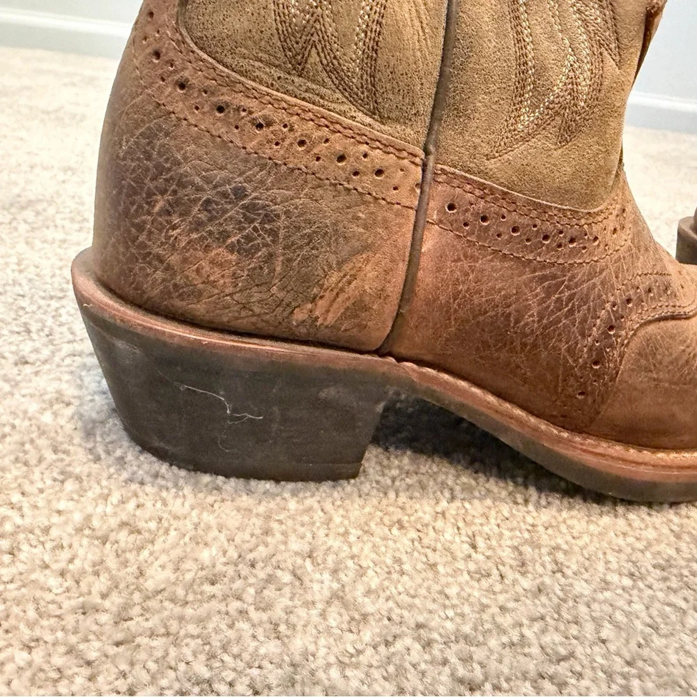 Ariat Mens (or Womens) Tan/Brown Western Cowboy Boots Size US 8EE Style 10002230 - Picture 7 of 16